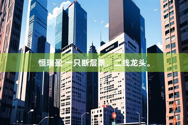 恒瑞盈 一只断层票，二线龙头。